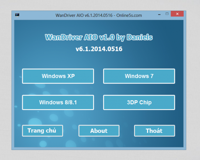 [Soft] Wandriver AIO v1.1 by Daniels - Bộ driver cần thiết cho bạn 53d23b3bc2ebb