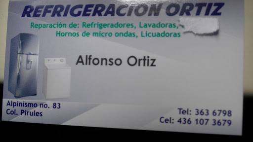 Refrigeración Ortiz, Alpinismo 83, INFONAVIT Deportiva Juventud, 58664 Zacapu, Mich., México, Taller de reparación de aspiradoras | MICH