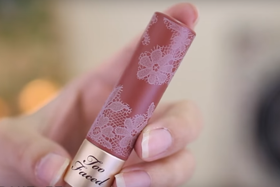 Too Faced Natural Nude Lipstick Pout About It