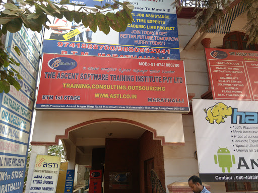 The Ascent Software Training Institute Pvt Ltd, 107, Service Rd, Anand Nagar, Aswath Nagar, Marathahalli, Bengaluru, Karnataka 560037, India, Software_Training_Institute, state KA