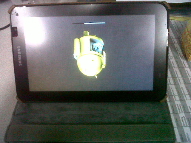 proses update CyanogenMod 10 di galaxy tab p1000