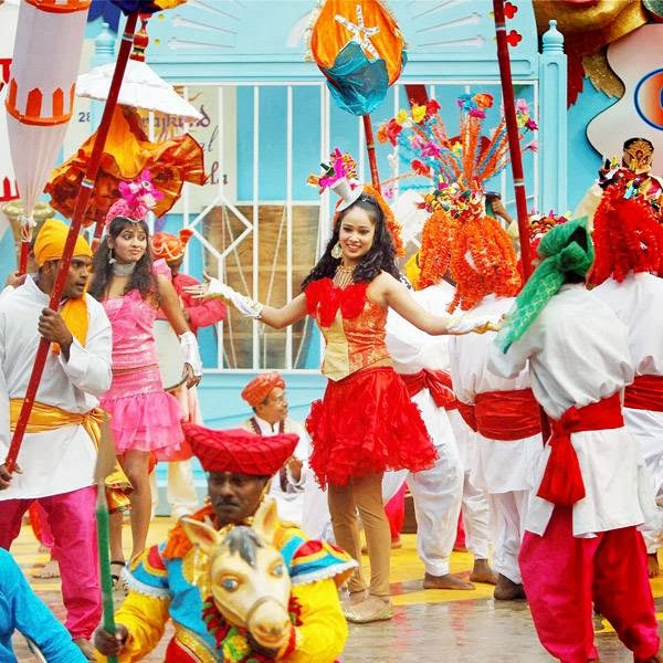 Goa artists perform during the press preview of the 28th Surajkund International Crafts Mela in Faridabad.