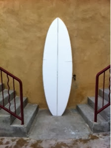 a new custom stand up paddleboard in progress.