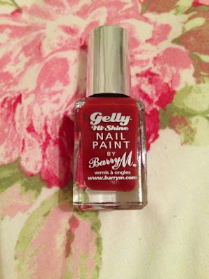 BarryM's Gelly nail paint in the shade 'Chilli'