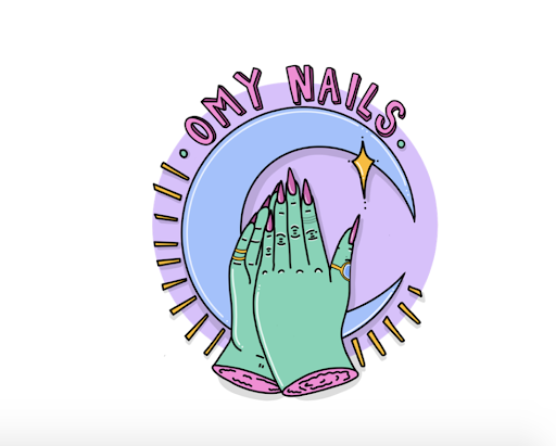 OMY Nails logo
