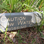 Low water Crossing sign (179370)