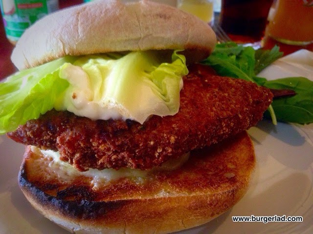 The Brendon Arms Southern Fried Chicken Burger