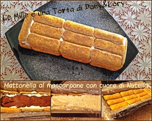 Mattonella mascarpone nutella biscotti oro saiwa - Cotto e Postato