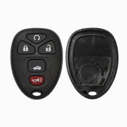  2006 Cadillac DTS Keyless Entry Remote Key Fob (Shell and Pad No Electronics Inside)