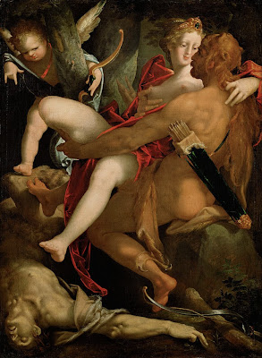 Bartholomeus Spranger - Hercules, Deianira and the Centaur Nessus - Google Art Project
