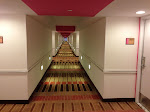 Our hallway at the Flamingo