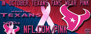 Texans Breast Cancer Awareness Pink Facebook Cover Photo