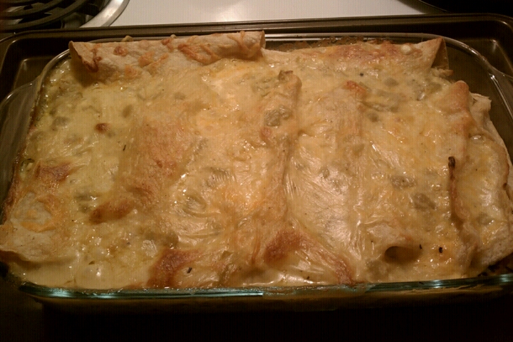 White Chicken Enchiladas