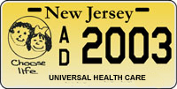undefined Universal Health Care License Plate