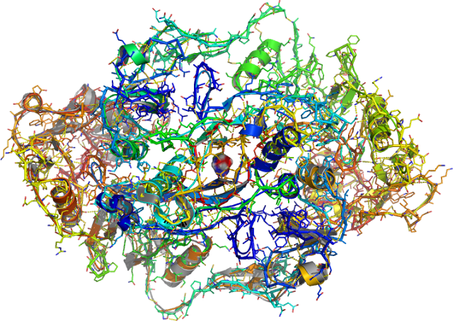 Follistatin PDB: 2p6a and Model_1.PDB Follistatin PDB: 2p6a and Model_1.PDB