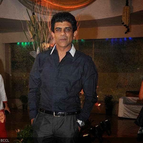 Rituraj Singh during Sargun Mehta-Ravi Dubey's wedding reception, held in Mumbai, on December 13, 2013. 