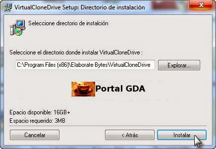 instalar Virtual Clone Drive