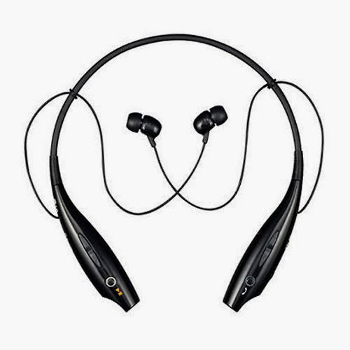  Lg Tone (Hbs-700) Wireless Bluetooth Stereo Headset - Bulk Packaging - Black/orange