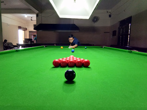 Snooker Room, No. 20, 1st Floor, 1st Cross, 17th Main, 80 Feet Road, AVS Compound, 4 - Block, Koramangala, Bengaluru, Karnataka 560034, India, Snooker_and_Pool_Club, state KA