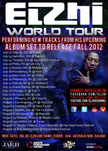 Elzhi Announces Worldwide Tour and New Album Elzhi Announces Worldwide Tour and New Album