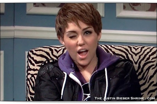 justin bieber pics new 2011. Miley Cyrus as Justin Bieber
