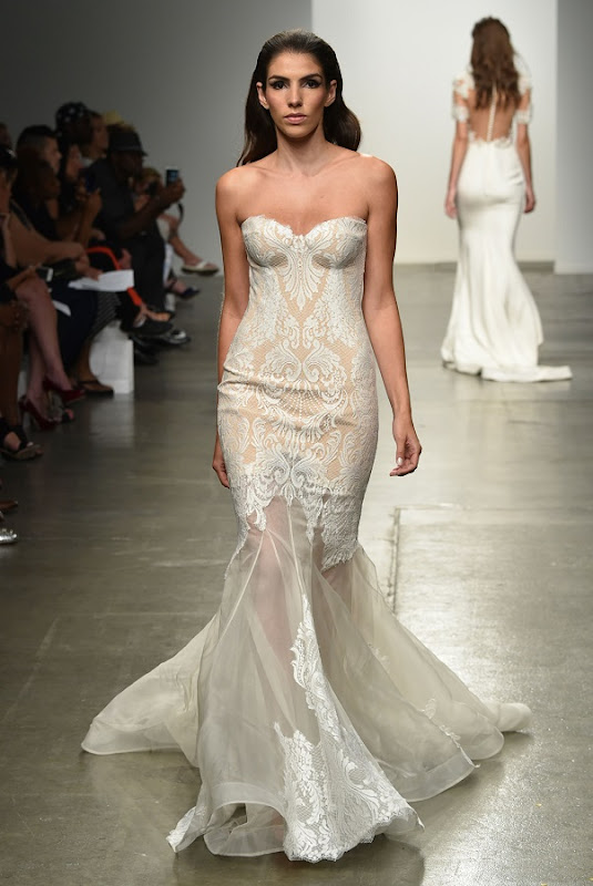 Model on the runway during the Leah Da Gloria Spring 2015 Collection at the Fashion Palette Evening and Bridal Wear Spring Summer Show, held at Chelsea Pier 59 in New York City, Sunday, September 7, 2014.Photo by Jennifer Graylock-Graylock.com917-519-7666