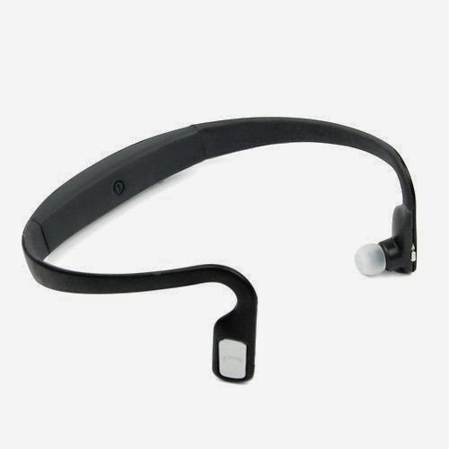  Handsfree Bluetooth Headset Sport Headphone For Samsung Galaxy Note 3 III N9000 (Black)