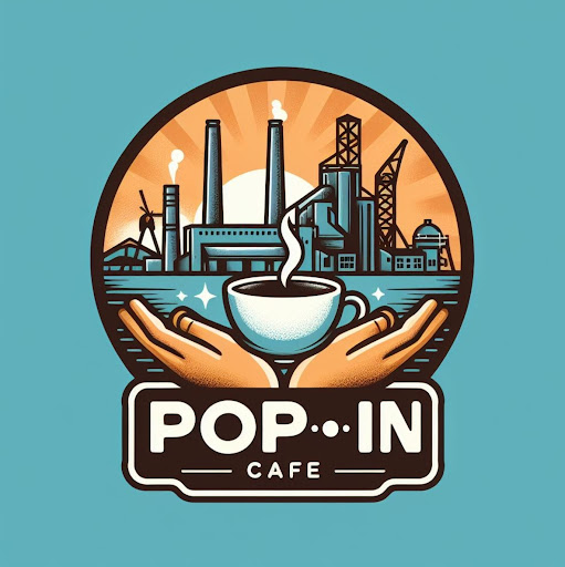 The Pop-in Cafe logo