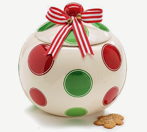  Christmas Ornament Shaped Cookie Jar/Storage Jar Adorable Holiday Kitchen Decor