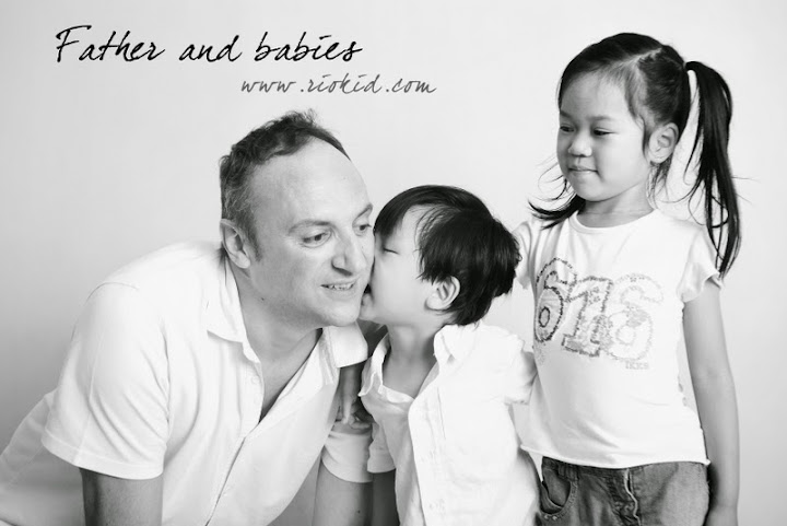 Father and Baby 5 chụp ảnh trẻ em RIOkid Studio