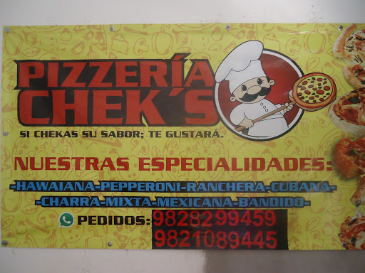 PIZZERIA CHEK´S, 24300, centro, 24300 Candelaria, Camp., México, Pizza para llevar | CAMP