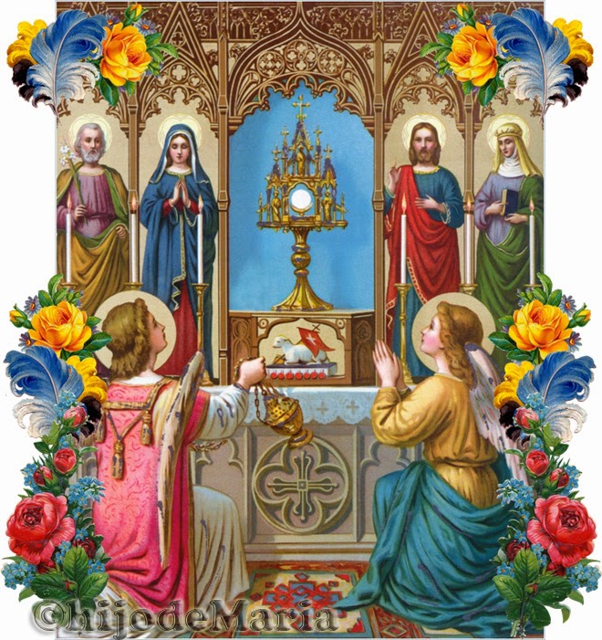 Sea por siempre Bendito y alabado ¡el Corazón amoroso, de Jesús Sacramentado!
