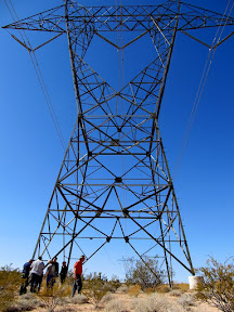 Powerline northeast of Lone Mesa