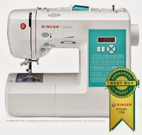 SINGER 7258 Stylist Award-Winning 100-Stitch Computerized Free-Arm Sewing Machine with Instructional DVD and More