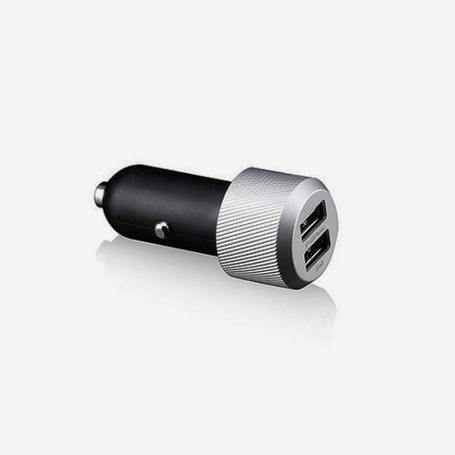  Just Mobile  CC-189 Highway Pro - Car Charger - Retail Packaging - Black and silver