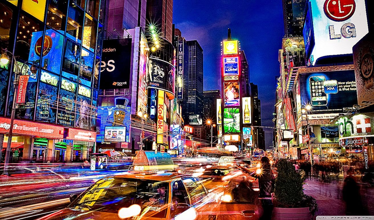 New York City At Night HD desktop wallpaper  High Definition