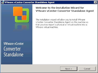 Instalar VMware vCenter Converter Standalone Agent en PC físico origen