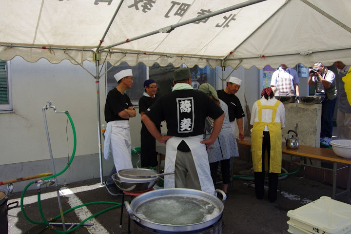 北竜町蕎麦食楽部皆さんの手作り蕎麦