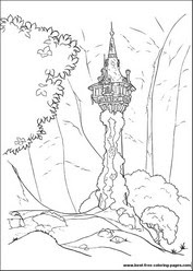 Tangled Coloring Sheets on Tangled Coloring Pages   Best Free Coloring Pages Com