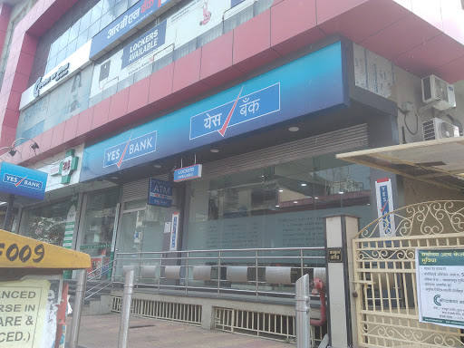 Yes Bank & ATM, Manpada Rd, Eknath Mhatre Nagar, Anand Nagar, Dombivli East, Dombivli, Maharashtra 421201, India, Financial_Institution, state MH