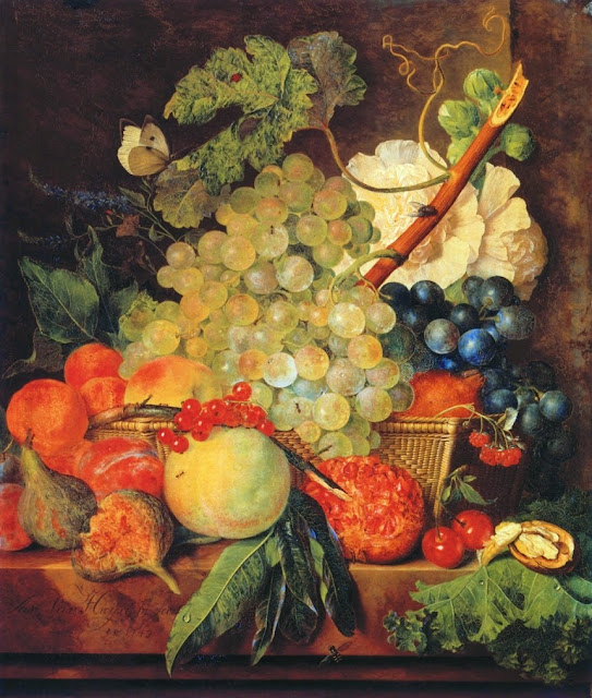 Jan van Huysum - Flowers and Fruit 