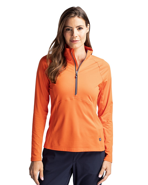 Cutter & Buck Adapt Eco Knit Stretch Recycled Women’s Half Zip Pullover