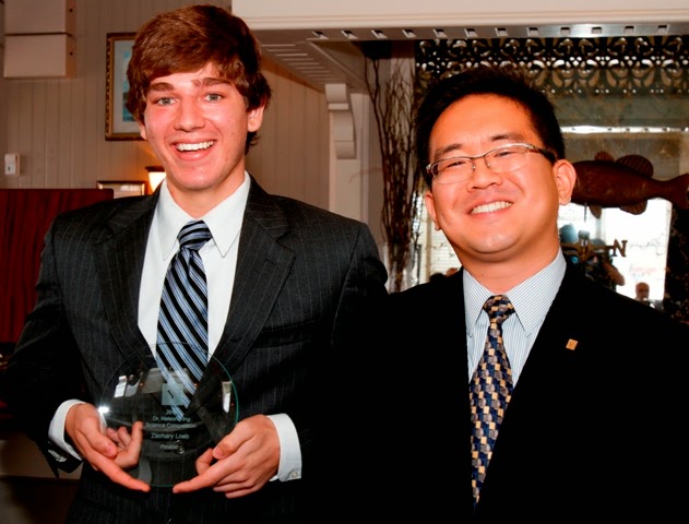 Zachary Loeb and Dr. Nelson Ying, the Dr Nelson Ying Science Competition, Orlando Science Center