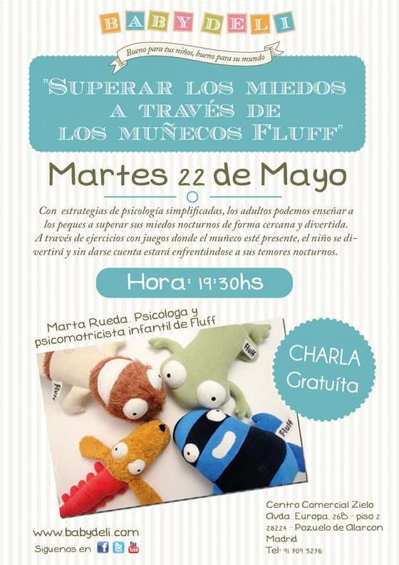 Charla Superar los miedos a través de los muñecos Fluff