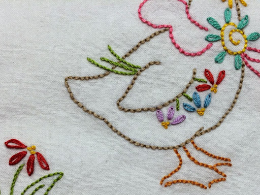 Bits of Stitching!: Miss Sunbonnet Duck