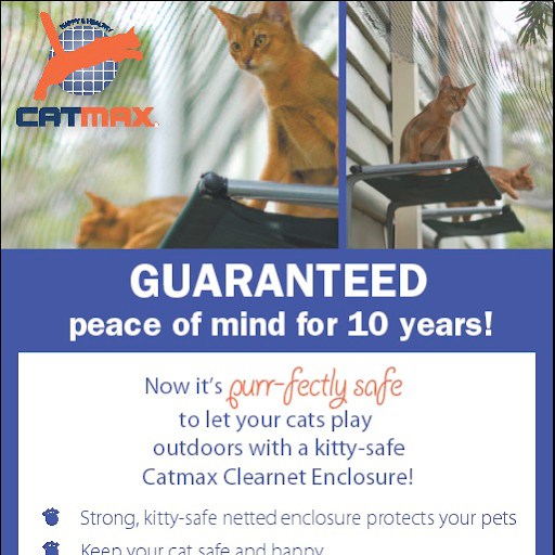 Catmax Cat Enclosures / Cat Enclosures Brisbane logo