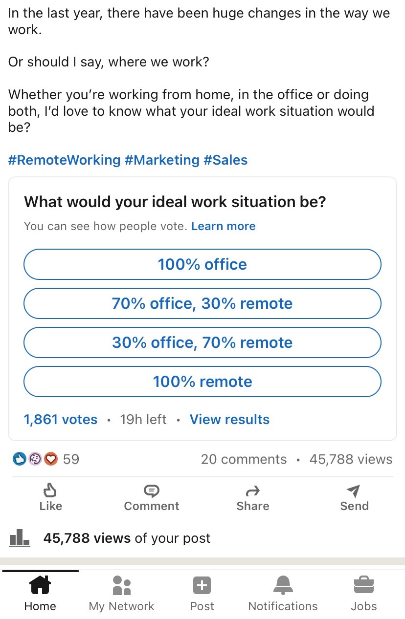 Using polls on linkedin maverrik linkedin training