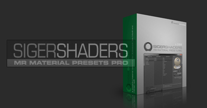 sigershaders metal material presets pro for 3ds max 2018 torrent