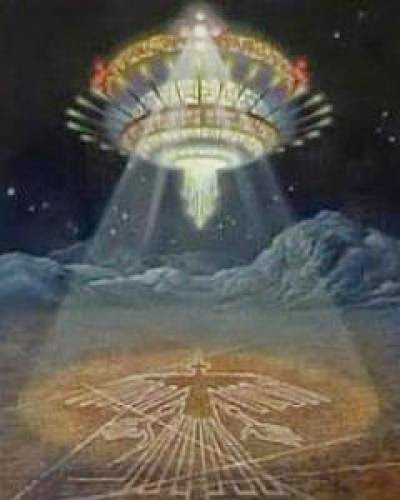 The Ufo That Landed Near The Nazca Drawings In Peru Of 1972