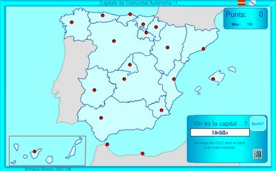 Resultado de imagen de comunitats autonomes d'espanya flash